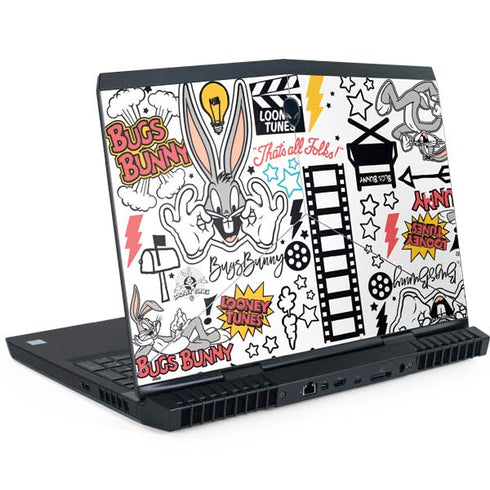 Looney Tunes Bugs Bunny Patches Dell Alienware Skin